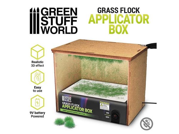 Grass Flock Applicator Box (Box type Electrostatic Brush)