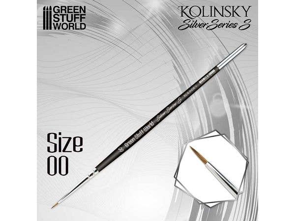 Silver Series Kolinsky Hair Menso Brush Size 00