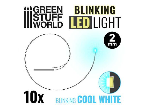 Illumination Base Material Flashing LED White Color 2mm
