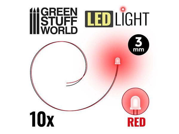 3mm LED Light Red
