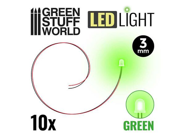 3mm LED Light Green