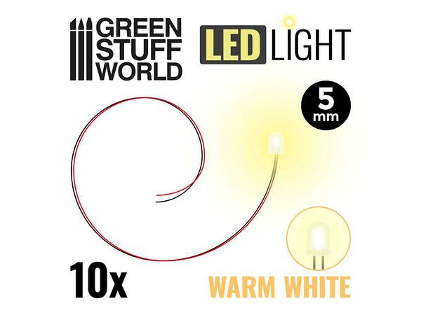 5mm LED Light Bulb Color (Warm White)