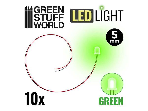 5mm LED Light Green