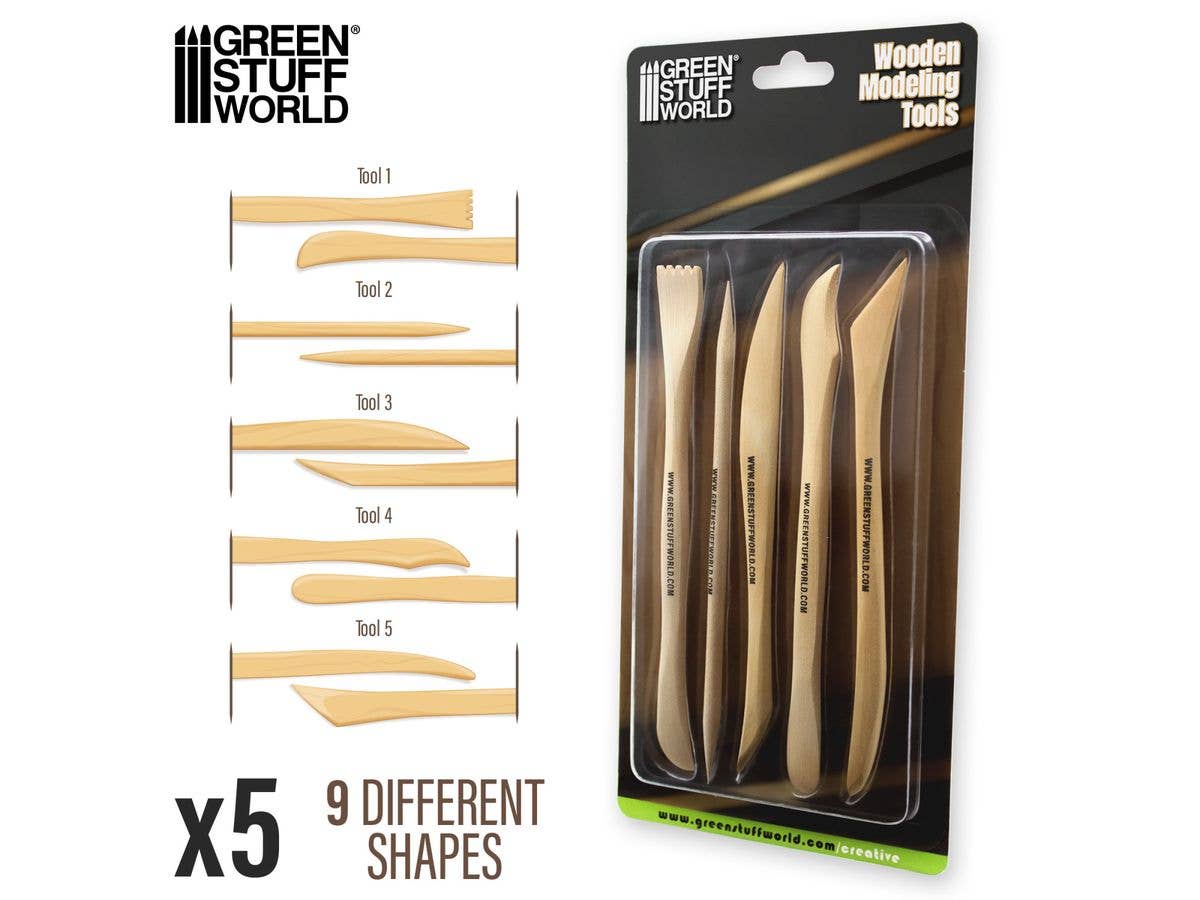 Wooden Modeling Tools
