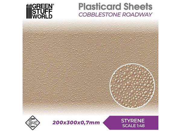 Plastic - Cobblestone - Road Texture Sheet