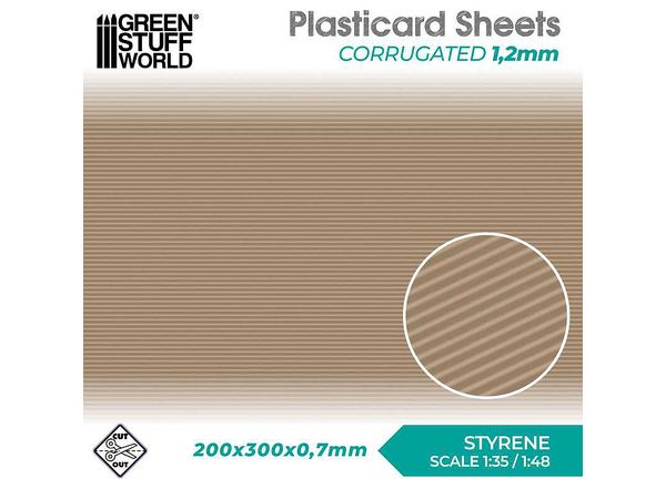 Plastic Sheet - 1.2mm Corrugated Sheet Texture Sheet