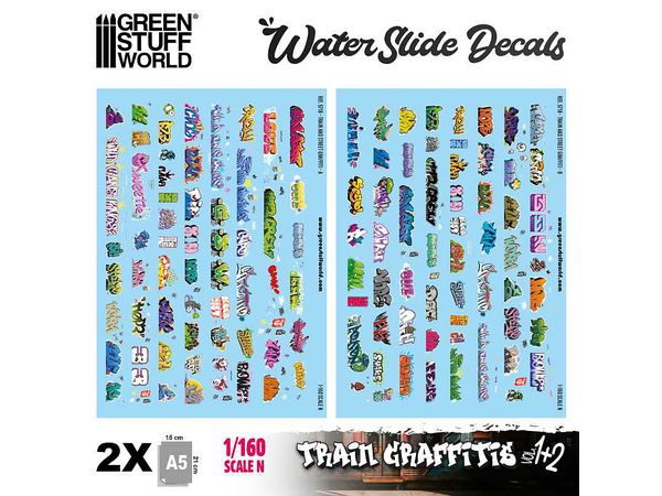 Waterslide Decal N Graffiti Decal