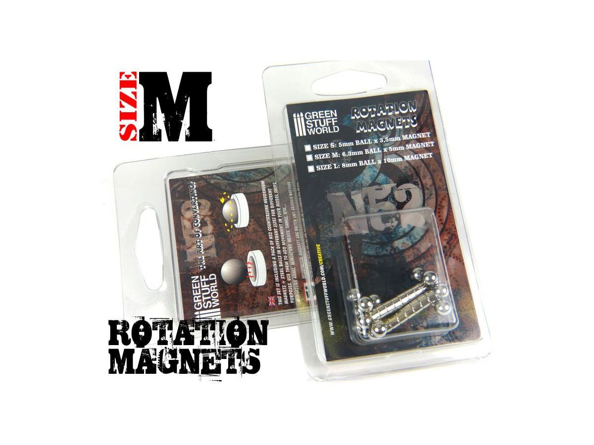 Free Joint Magnet Set M Size Rotation Magnets (N52)