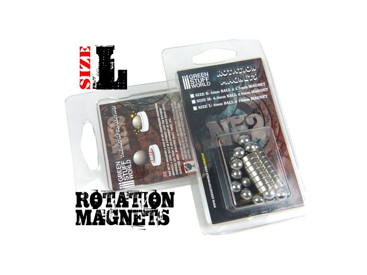 Free Joint Magnet Set L Size Rotation Magnets (N52)