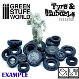 ▷ Silicone Molds - Tyres and Hubcaps