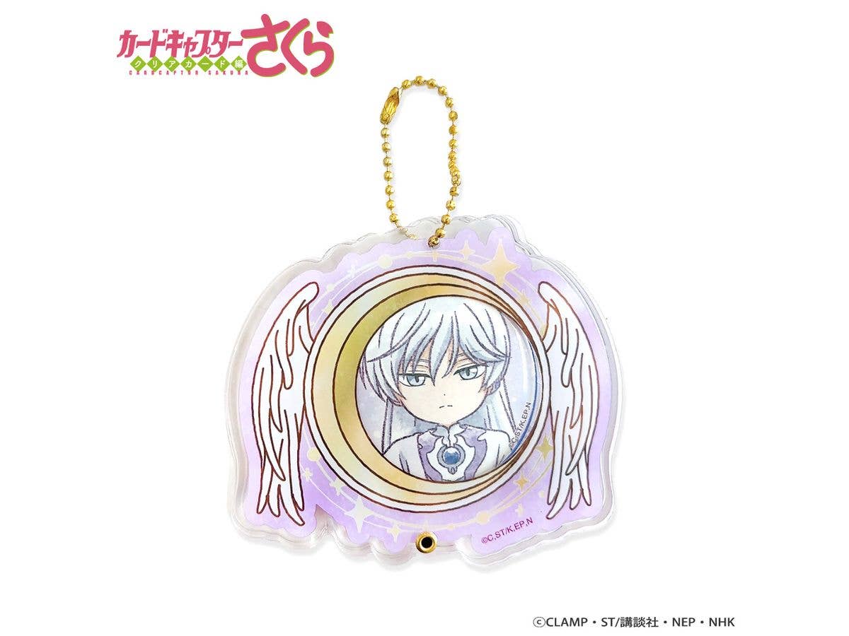 Anime Cardcaptor Sakura Clear Card Arc: Acrylic Frame & Can Badge Set / Moon