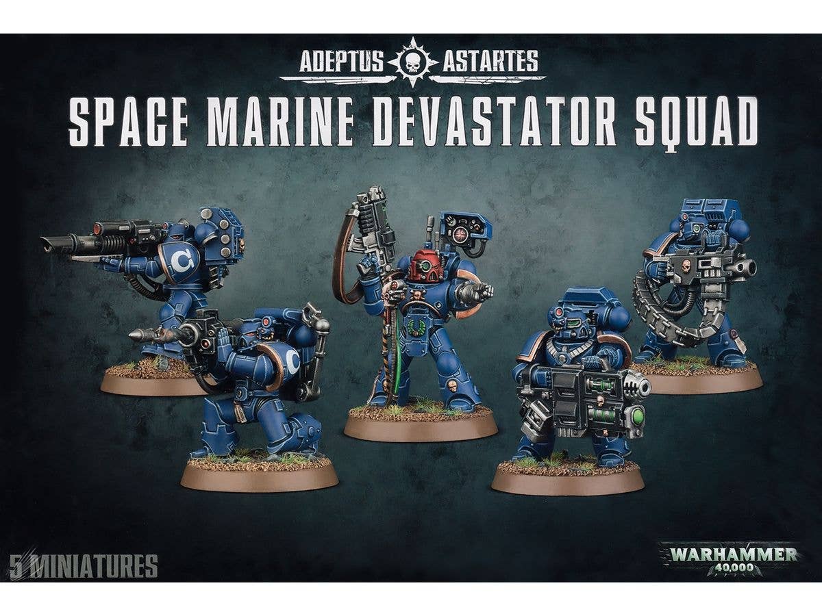 Warhammer Space Marine Devastator Squad