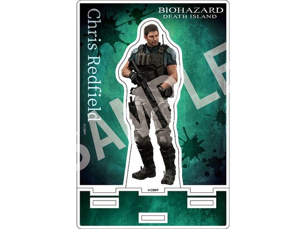 RESIDENT EVIL: DEATH ISLAND: Cutout Acrylic Stand Chris Redfield