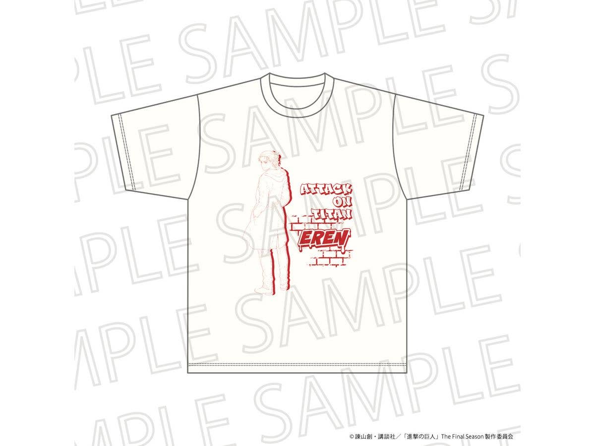 TV Anime Attack on Titan The Final Season - Oversized T-Shirt - Eren Yeager - Size M