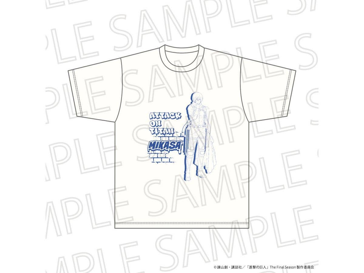 TV Anime Attack on Titan The Final Season - Oversized T-Shirt - Mikasa Ackerman - Size M