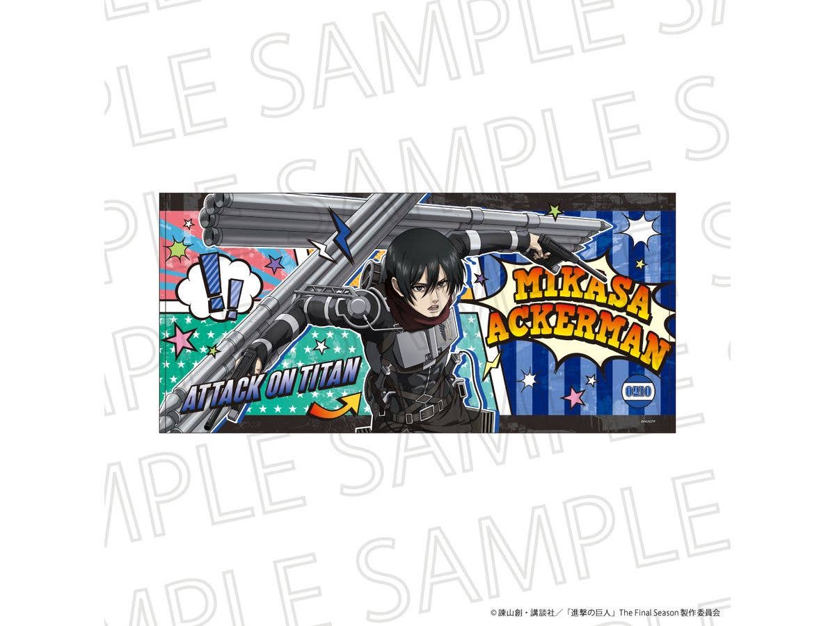 TV Anime Attack on Titan The Final Season - Large Towel: Mikasa Ackerman