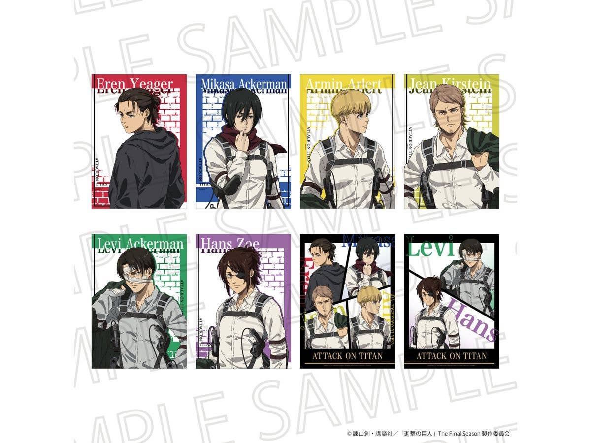 TV Anime Attack on Titan The Final Season - Large Clear Poster: Levi Ackerman