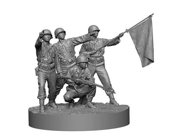 Korean War Glory to My Country (4 pieces)