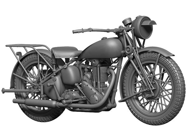 WW.II British Army Military Motorcycle Born to Ride