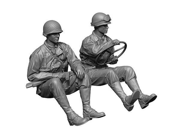 WWII American Willys Crew Set (2 Figures)