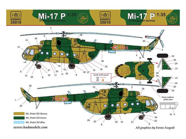 Mi-17 P Decal Sheet