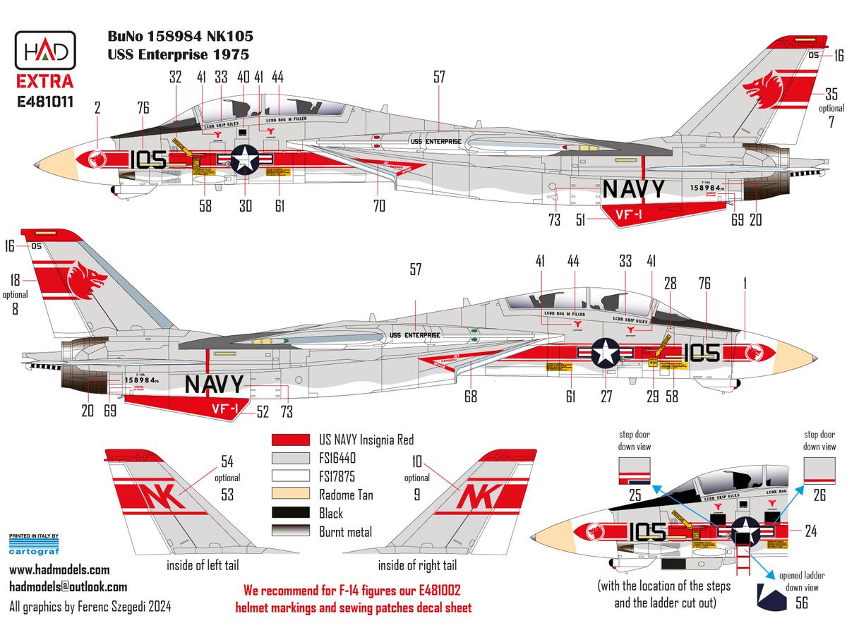 F-14A VF-1 Wolfpack new extended version