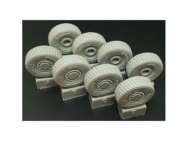 JGSDF Type 16 Wheels (for Aoshima)