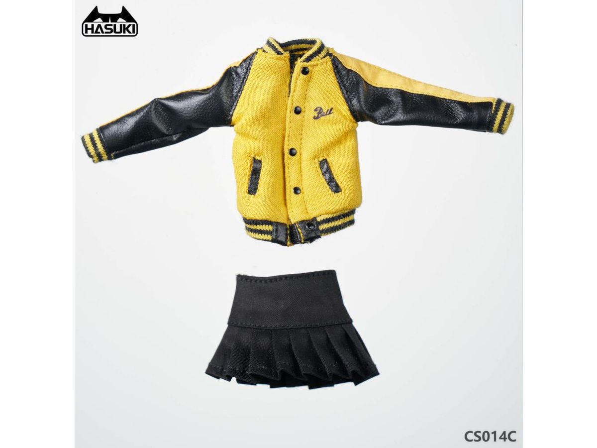CS014C Movable Figure Stadium Jacket + Skirt Set (Yellow)