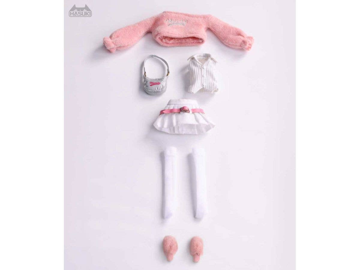 Doll Costume CS019 Pink Gal Set (for Doll) (Compatible Sizes: 1/10-1/12 Scale)