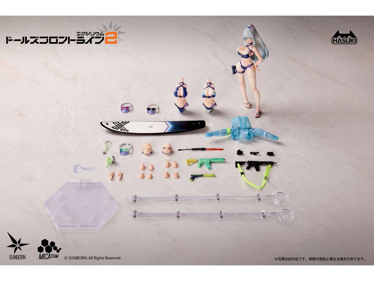 pocket art PA013 Girls' Frontline 2: Exilium Klukai Cerulean Breaker Ver. Deluxe Edition