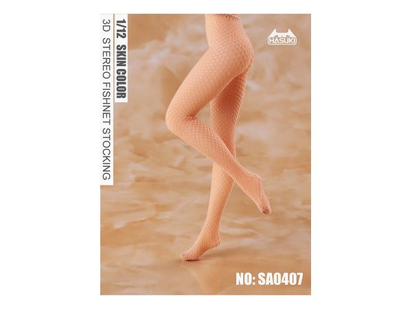 Fishnet Tights for Action Figures SA0407 Skin color