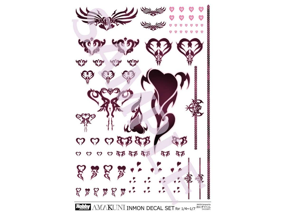 INMON Decal Set vol.1 (for 1/4-1/7 Scale) (Reissue)