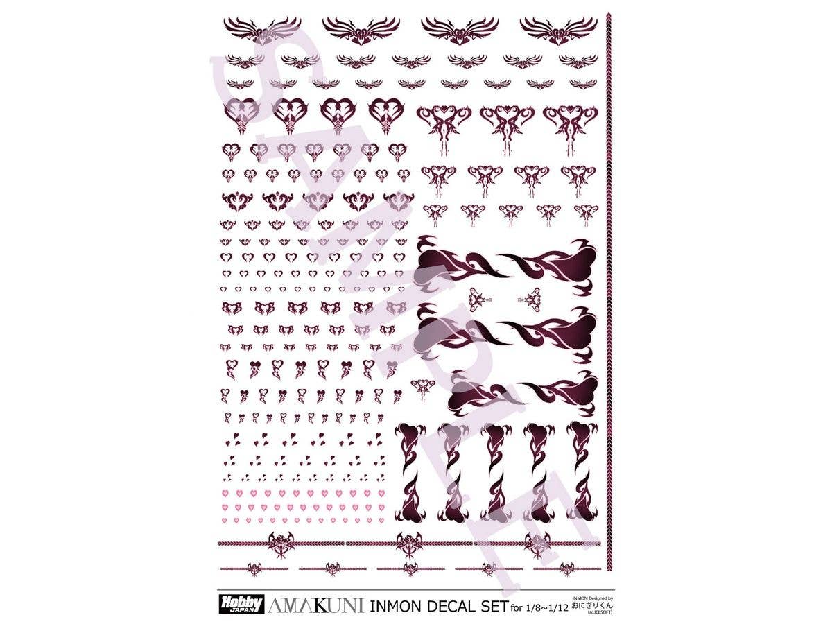 INMON Decal Set vol.1 (for 1/8-1/12 Scale) (Reissue)