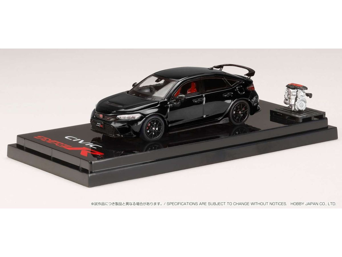 Honda Civic TYPE R (FL5) with Engine Display Model Crystal Black Pearl