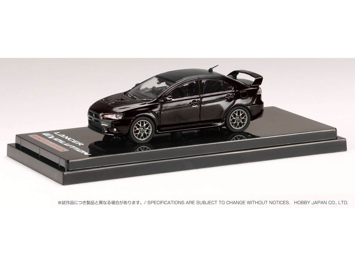 Mitsubishi Lancer Evolution 10 Final Edition Phantom Black Pearl / Carbon Roof