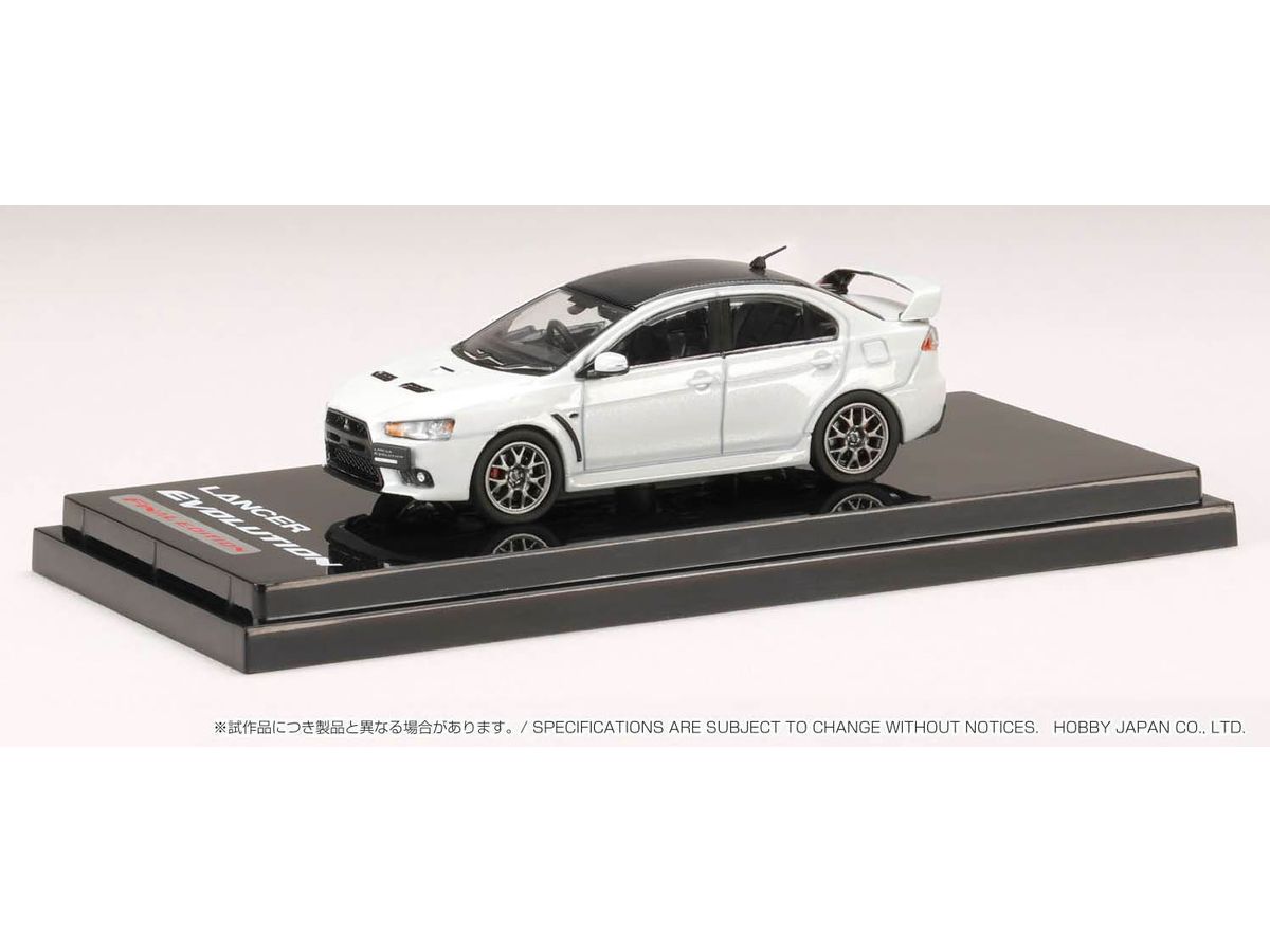 Mitsubishi Lancer Evolution 10 Final Edition White Pearl / Carbon Roof