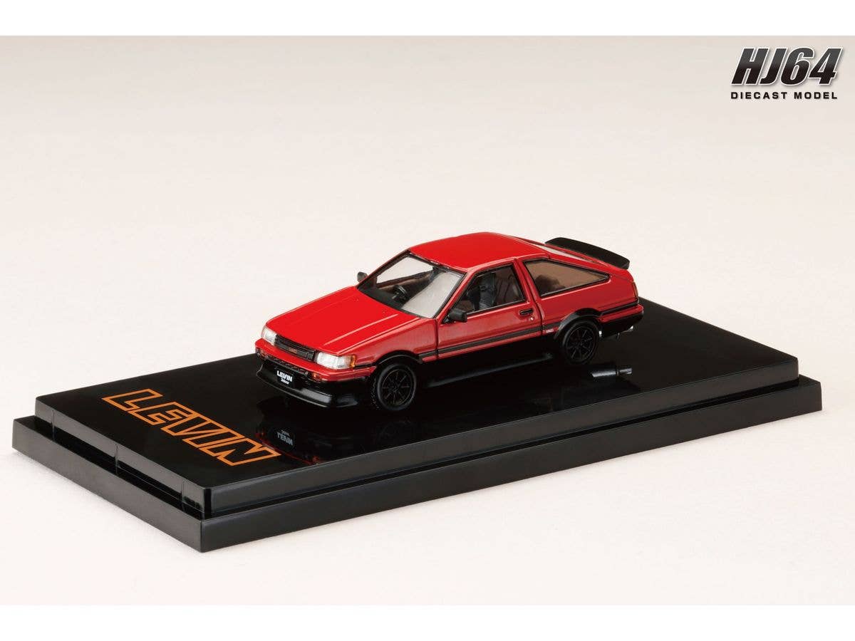 Toyota Corolla Levin AE86 3-Door Custom Version 1983 Red/Black