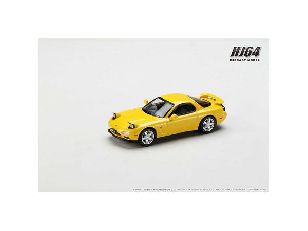 Infini RX-7 (FD3S) TYPE RS Competition Yellow Mica