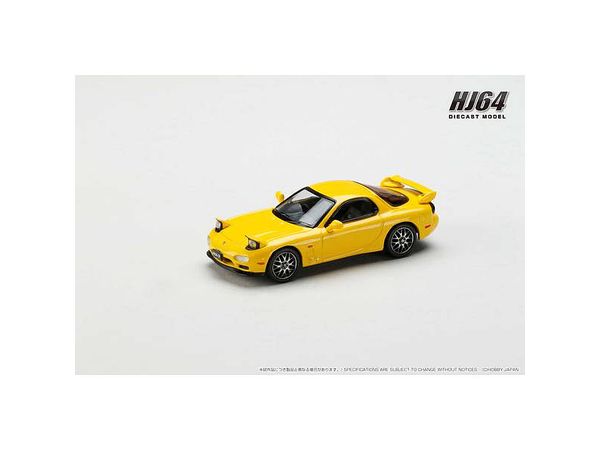 Infini RX-7 (FD3S) TYPE RS Custom Version Sunburst Yellow