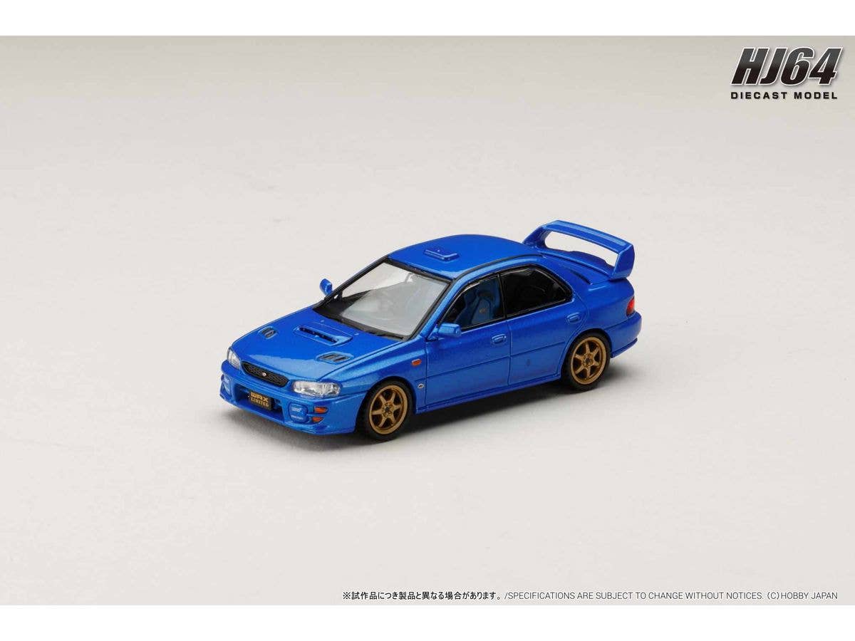 SUBARU IMPREZA WRX Type RA Sti ver. VI Limited 1999 Sonic Blue Mica