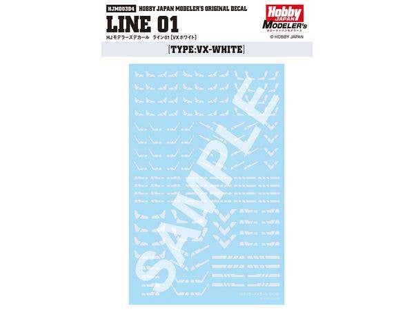 Hobby Japan Modeler's Decal Line 01 [VX White]