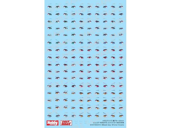 Megami Device Eye Decal Set 12 For BULLET KNIGHTS Exorcist WIDOW