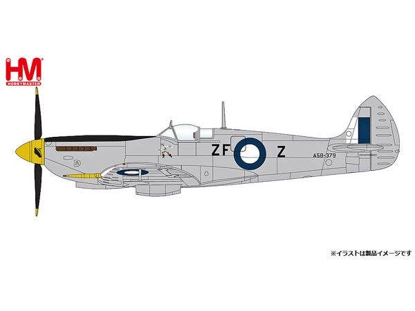 Spitfire Mk. VIII A53-379 flown by F/L David Glaser No. 549 Sqn Strauss Airstrip Sept 1944