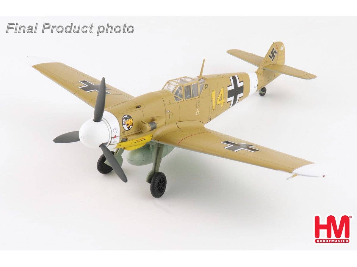 BF 109F-4 Marseille Yellow 14, 3/JG27, Egypt, Sept. 1942