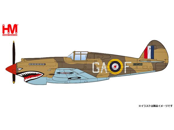 Curtiss Hawk Mk.2B Royal Air Force Neville Duke's aircraft 1941