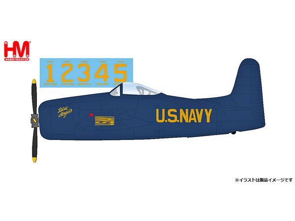 F8F-1B Bearcat Blue Angels 1946 Decal included version