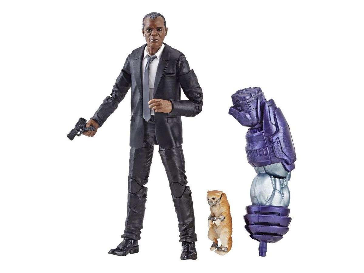 Marvel - Hasbro Action Figure: 6 Inch: Legends - Captain Marvel Series 1.0: #03 Nick Fury (Movie Version)