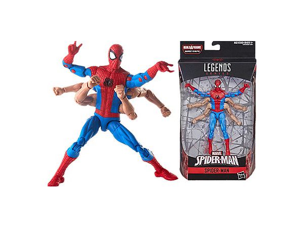 Marvel - Hasbro Action Figure: 6 Inch: Legends - Spider-Man Series 9.0: #01 Spider-Man (Mutated Version)