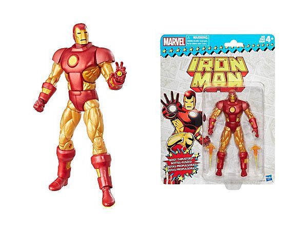 Marvel - Hasbro Action Figure: 6 Inch: Super Heroes Vintage - Series 1.0: #01 Iron Man