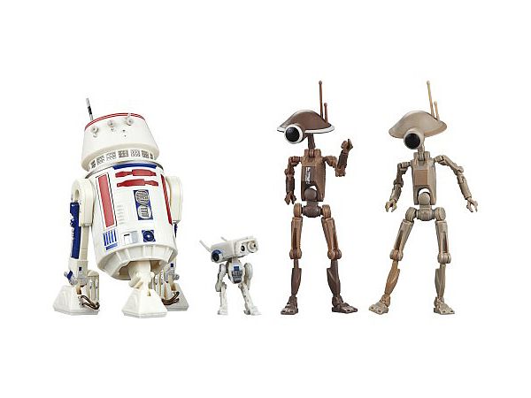 Star Wars The Black Series The Mandalorian R5-D4, BD-72 & Pit Droids